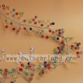 Colorful Acrylic Faceted Beads Garland Tree Branches