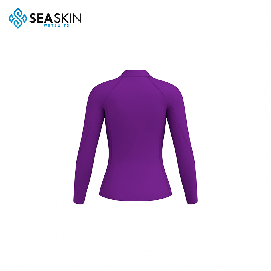 Seaskin Front Zipper Jaket Lady Wetsuit Berkualitas Tinggi