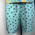 Hawaiianische blaue Riemchen -Strandshorts