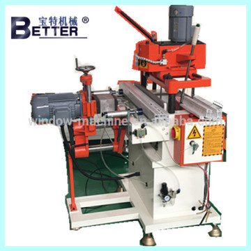 High quality plastic window Lock-hole groove processing machine