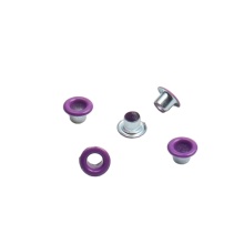 Craft good workmanship mini round colored eyelets aluminium metal eyelets
