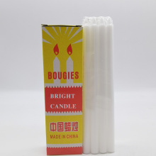 Hot Sale White Color Flameless Wax Candle Religious