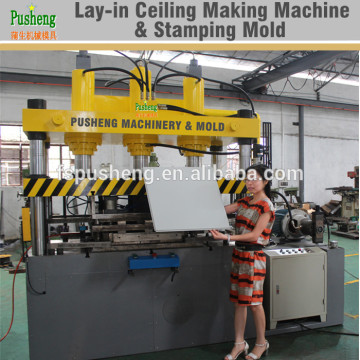 High quality Clip In / Lay In / Lay On Ceiling Production Line with 160T hydraulic press
