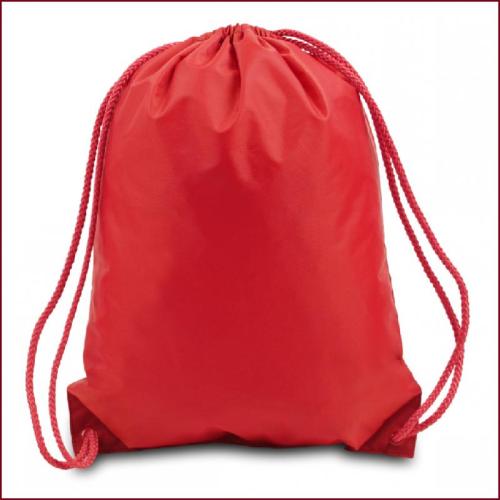 Nylon drawstring swim backpack pouch