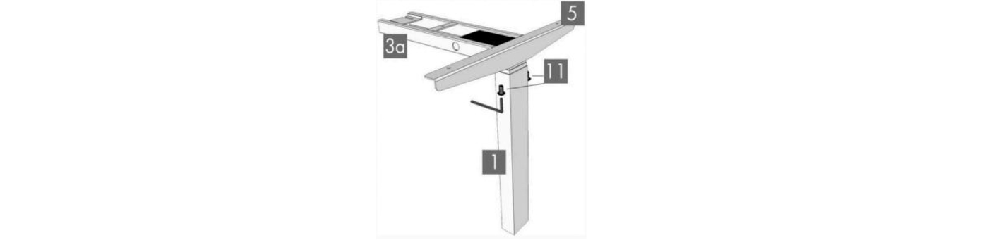 standing desk installation