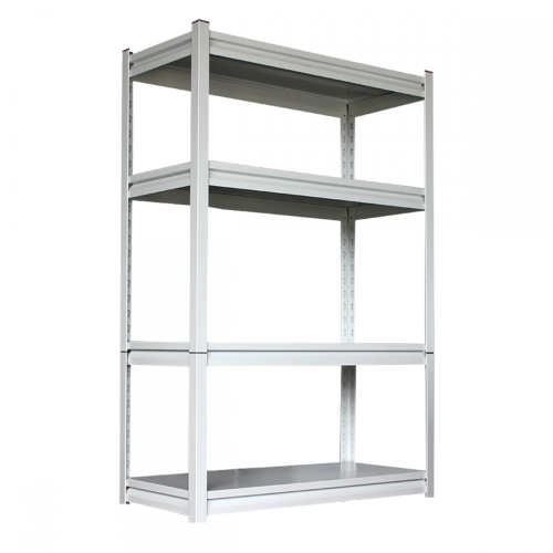 White Metal Sturdy Storage Rack Shelves