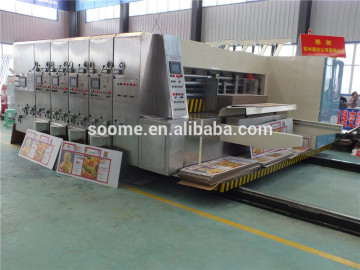 Flexo carton printing slotting machine