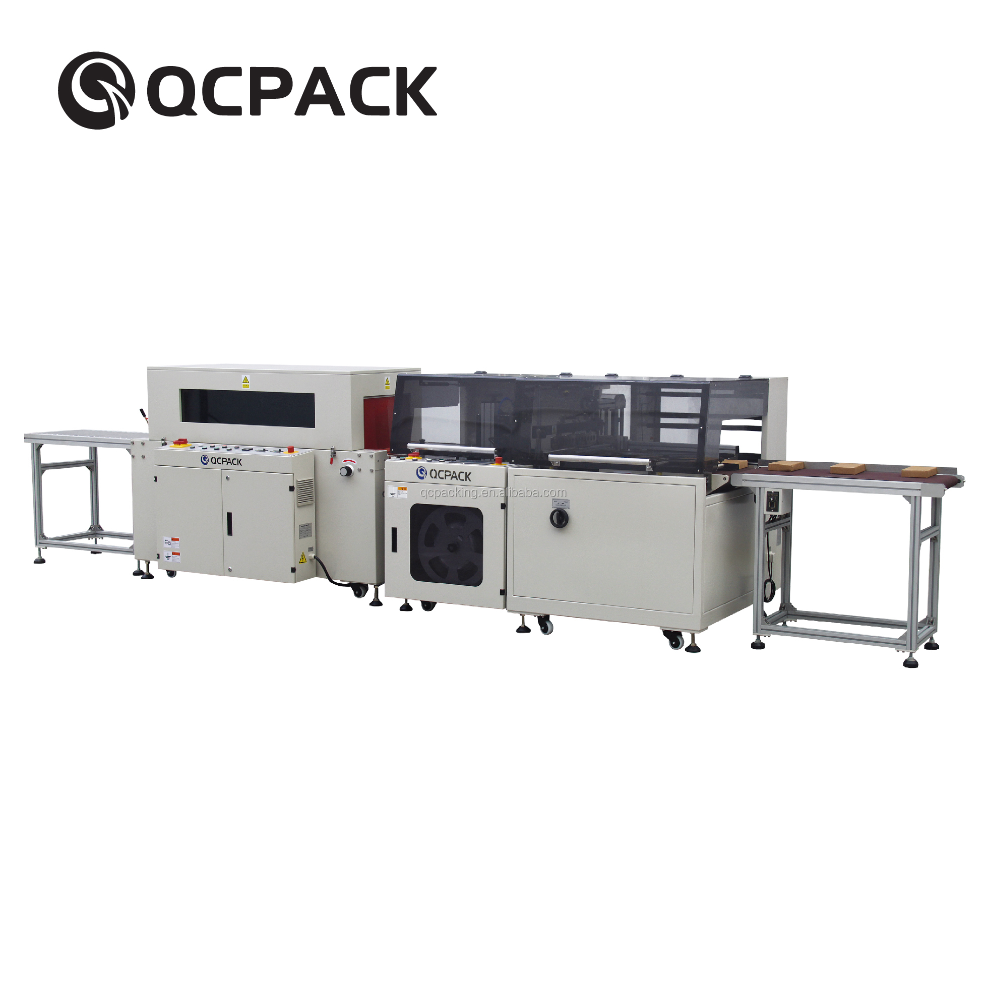 Auto pof film shrink film pack machine from QCPACK