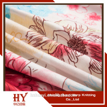 Textile Fashion Printed Polyester Fabric home textile fabric 75D*144F cheap damask brocade