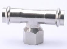 Stainless Steel Female Tee Pipe Press Fitting