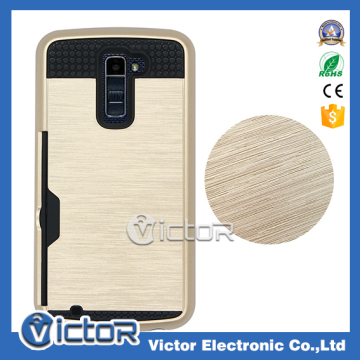 Super convenient mobile phone case Hybrid credit card case For Lg K10