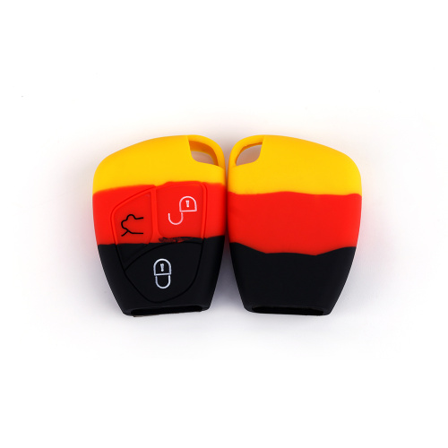 Pattern Soft Silicone Key Case for Benz