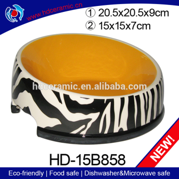 Durable ceramic dog bowls,decorative pet bowls