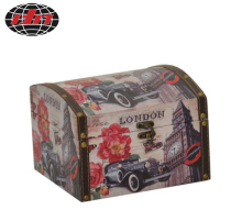 Dome PU Wooden Box with London Scenery