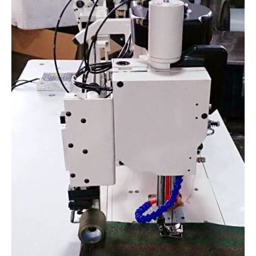 Máquina de coser en zigzag en vela de servicio pesado en brazo largo