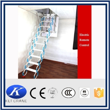 Retractable stairs, small folding loft stairs