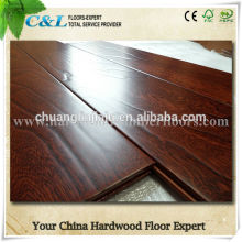 Reclaimed distressed multilayer elm engineered wood flooring