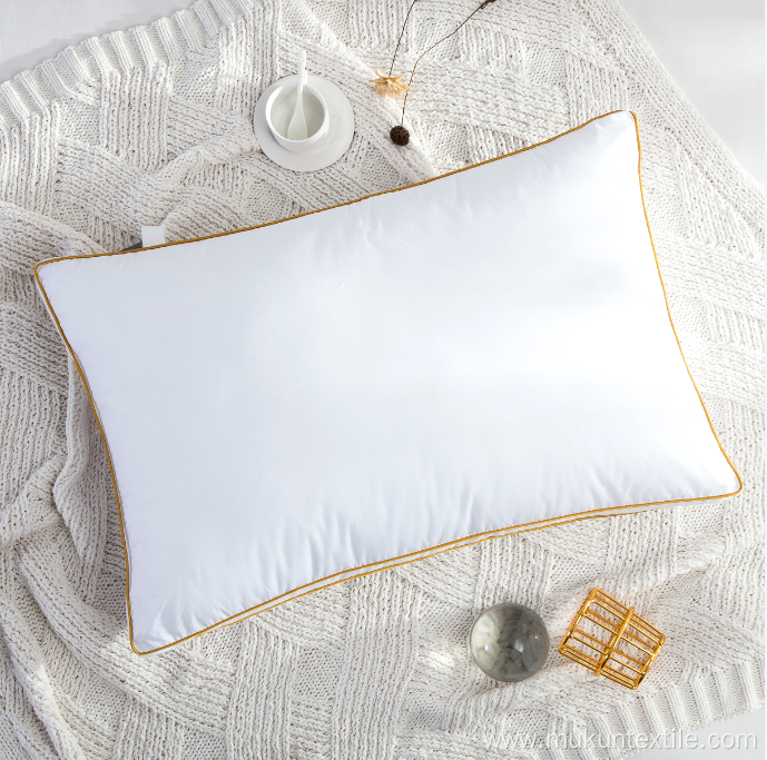 Custom logo Hotel hollow white pillow with bag