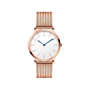 Casual Watches Ultra-slim Case Rose Gold Band