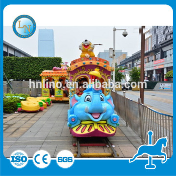 Elephant kids track ride train electric train children games for sale