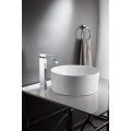 Mélangeur de robinet de cascade de lavabo en acier inoxydable carré de salle de bains de luxe