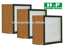 Wooden frame dust hepa filter sheet