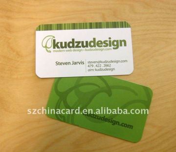 Offset printing visiting card business card