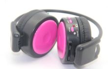 Remote Control Usb Wireless Stereo Headphones For Running , Foldable