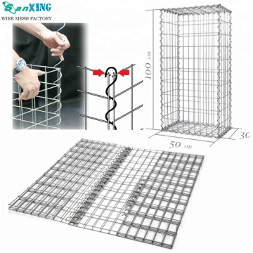 Tamanhos de cesta de gabion galvanizados/malha de arame revestido de zinco