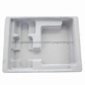 Blister Packaging with Clamshell Box, White PS/PVC/PET/PP, Customized Designs are Accepted