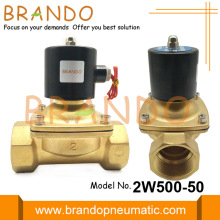 2 &#39;&#39; 2W500-50 Pirinç Su Solenoid Valf 24V 220V