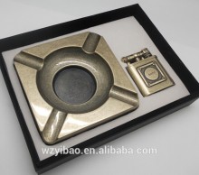 high quality cigar accessory, cigar sets, cigar ashtray and lighter sets