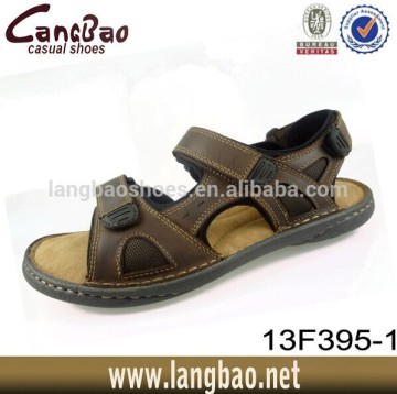 men genuine leather sandal beach sandal summer sandal 2016