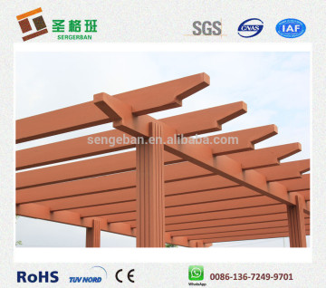 wpc gallery frame, wpc pergola frame, outdoor composite pergola