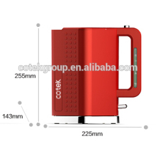 Plastic Electric Kettle Blue LED light / Cordless Electric Kettle