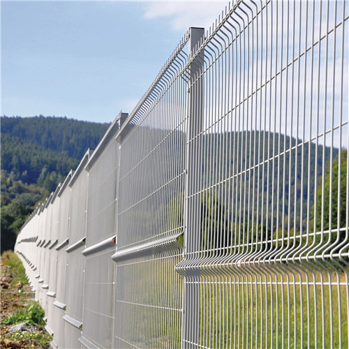 galvanized or pvc coated 3d wire mesh fence