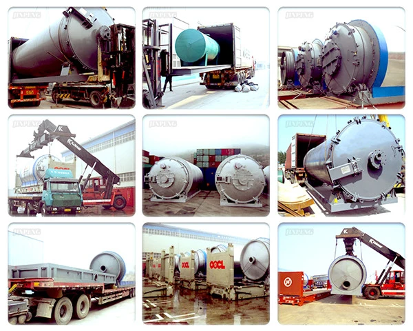 Horizontal Reactor Waste Plastic Recycling to Energy Plant