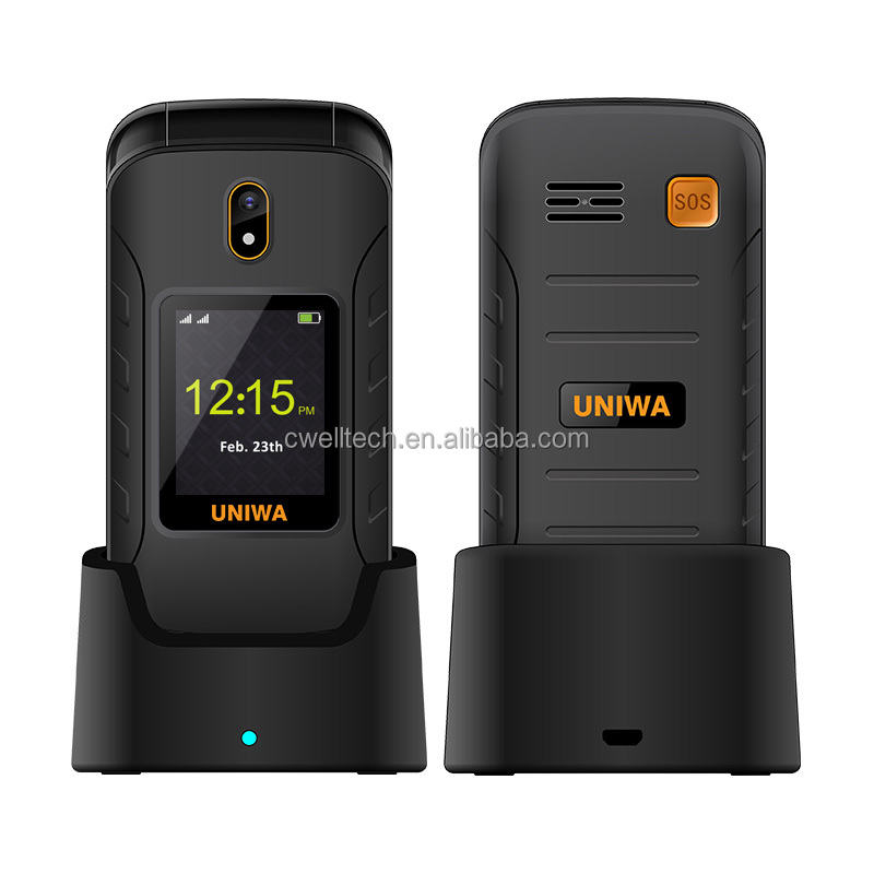 UNIWA V909T 2.8 Inch 4G Mobile Phone Large Button Cordless Cell Phones For Seniors