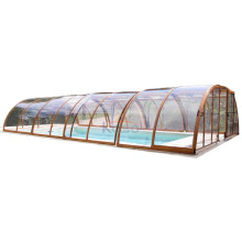 Telescopic Part Swimming Pool Enclosure Shade