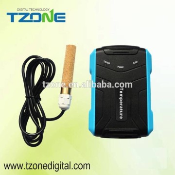 GSM temperature and humidity transmitter with external sensor probe support GSM location