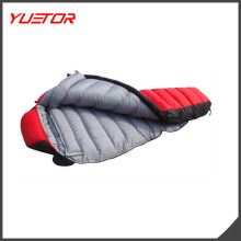 25 Degree 1500G Down Filling Mountain Winter Outdoor Camping Down Sleeping Bag Mummy Duck Down Thickening Sleeping Bags Adult