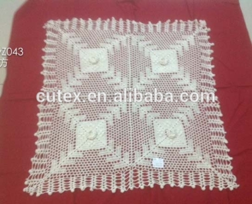 100%cotton crocheted tablecloth