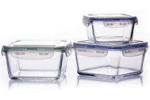 400ml High Borosilicate Pyrex Glass Food Containers Microwa