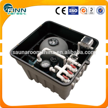 Buried type pool filter system for swimming pool