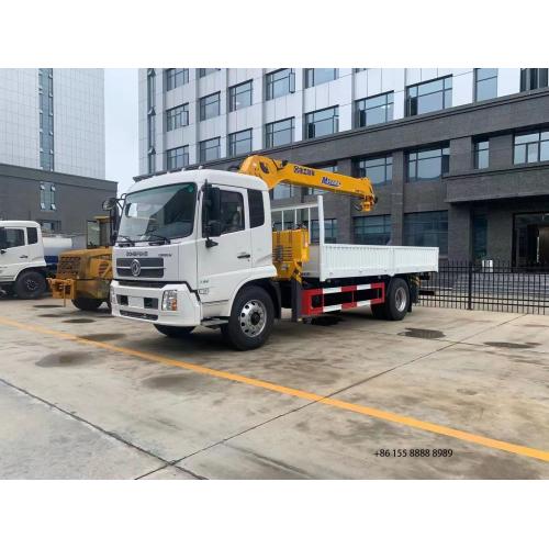 Dongfeng 4x2 Truck Mounted Crane Dijual