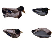 3D Male Duck Decoy Sock - Realistic Flexible Fabric Hunting Decoy Cover