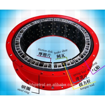 Embrague neumático LT1170 / 250T en la plataforma de perforación