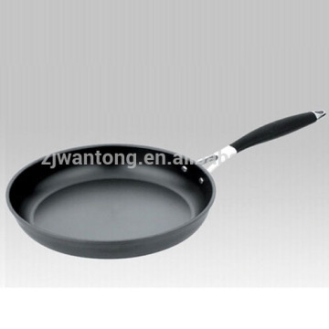Aluminum forged hard-anodize non-stick fry pan with silicon handle