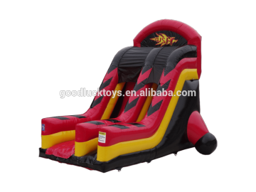 Big inflatable VERTICAL DROP rush SLIDE