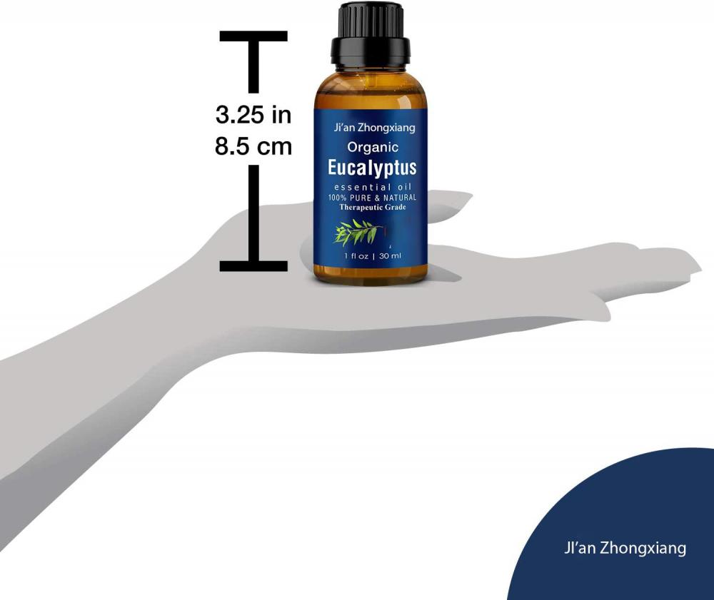유기농 개인 상표 100% 순수 천연 증기 추출 유칼립투스 에센셜 오일 건강 관리 제품 대량 가격 10ml